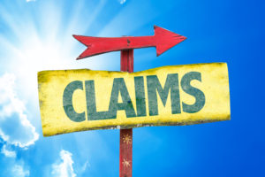 An arrow points to the direction of claims much like an insurance aging report points to unpaid dental claims.