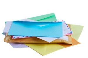 Different color and kinds of mailing envelopes should be used when sending the various dental office collection letters