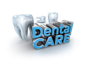 Dental care includes dental oral exams.