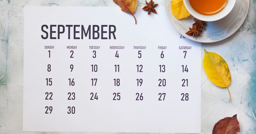 Dental Office Schedule Templates is the focus for September.
